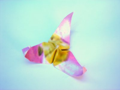 Dun Origami bloemetje