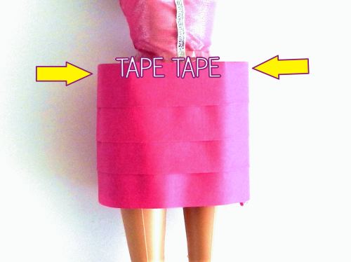 Make an Origami layered mini skirt