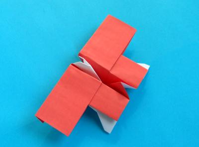 origami vliegtuigje van papier, warbird