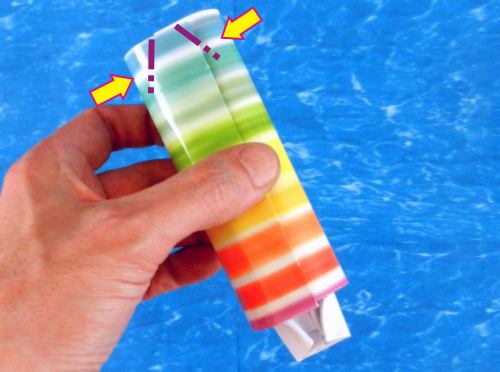 How to fold an Origami fruity Popsicle