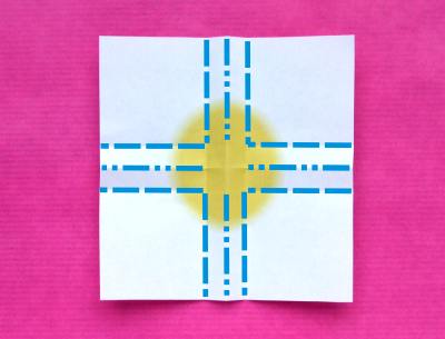 instructions for making an origami primrose