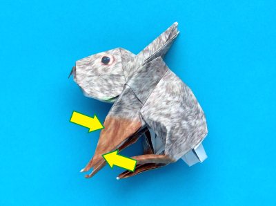 een konijntje van papier knutselen