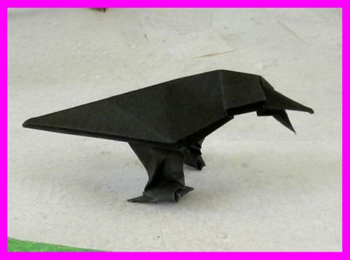 origami black raven