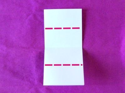 origami reserved place card folding instructions