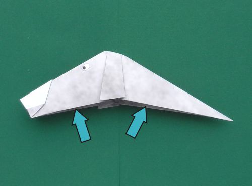 Origami Rhino folding instructions