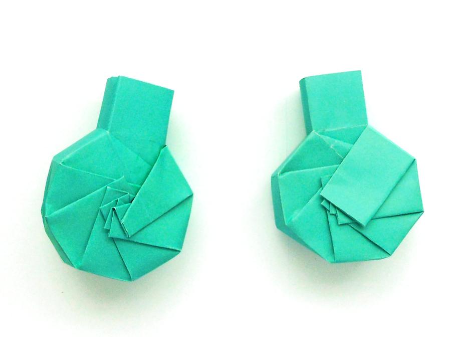 Ronde Origami Flesjes