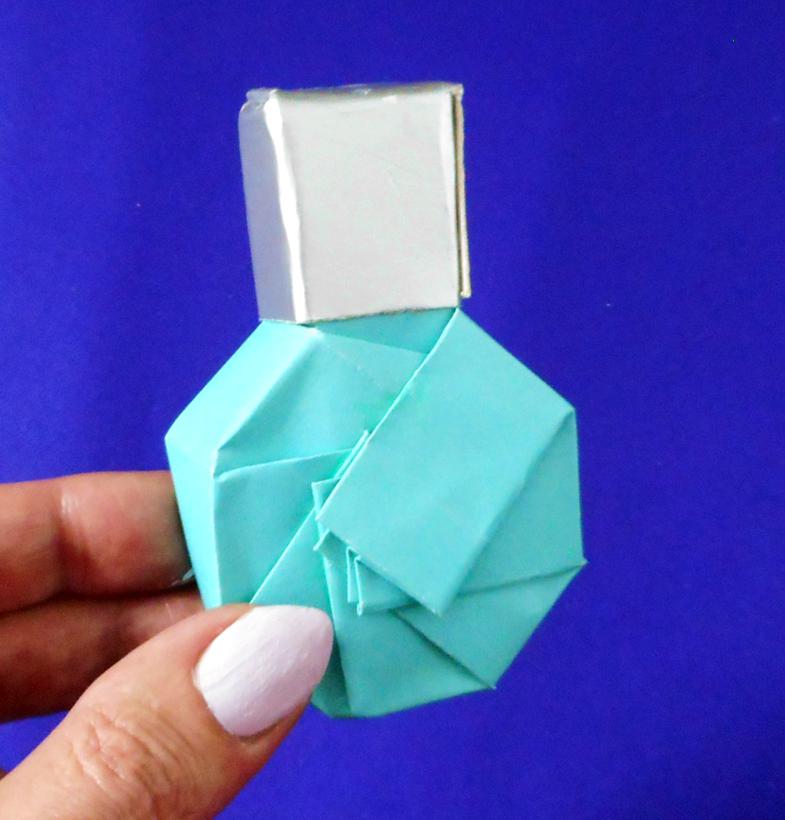 Rond Origami Parfumflesje