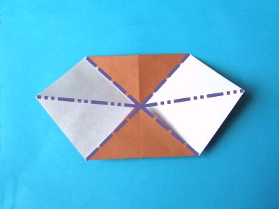 diagrams for an origami sailboat