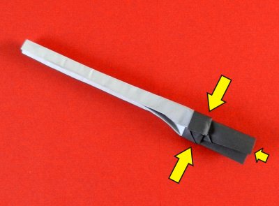 how to fold an origami samurai sword