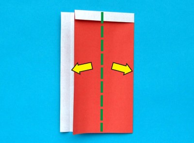 how to fold an origami santa sock