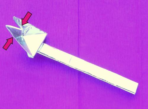How to fold an Origami silver spoon