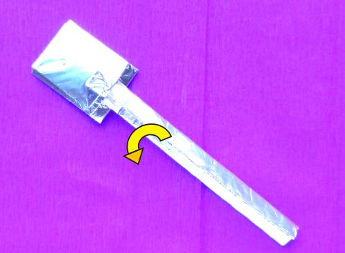 How to fold an Origami silver spoon