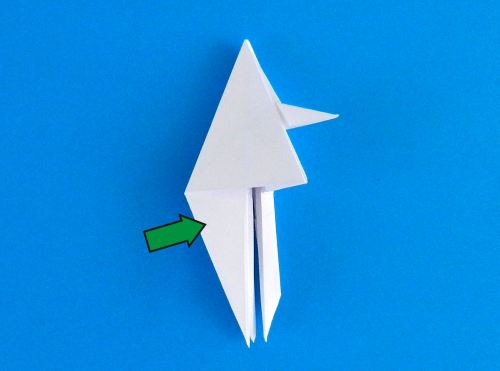 Origami skelet maken