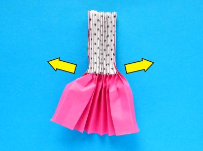 how to fold an origami skirt