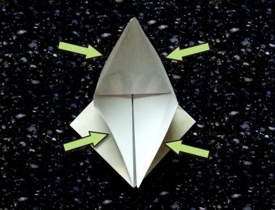how to make an origami snail