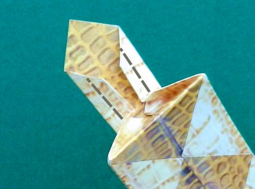 Fold an Origami snake