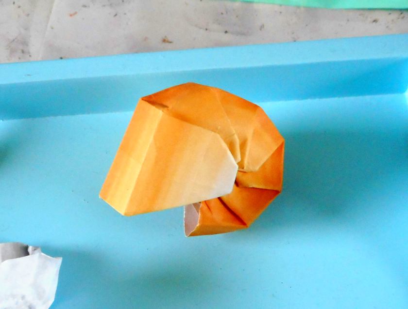 Origami schelp