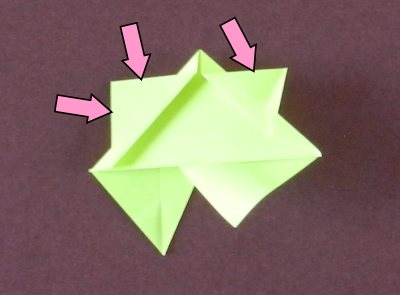 Origami Sticky Note Bug folding instructions