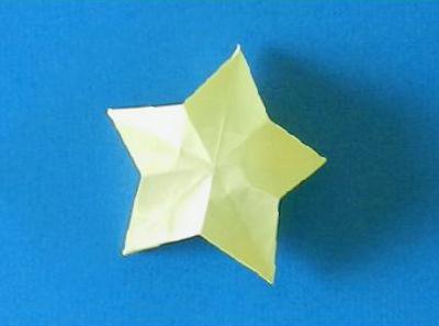 Sticky Note Origami Star