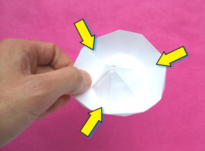how to make an origami summer hat
