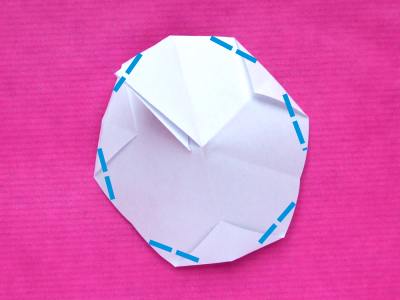 een zomerhoedje van papier knutselen