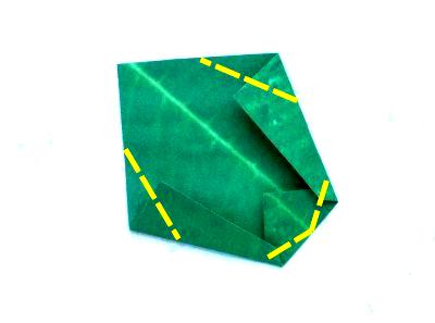 origami leaf instructions