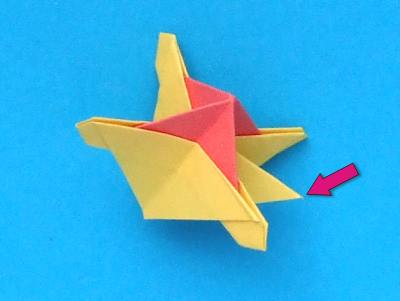 how to fold an origami sunshine flower
