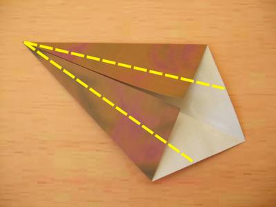 diagrams for an origami tie