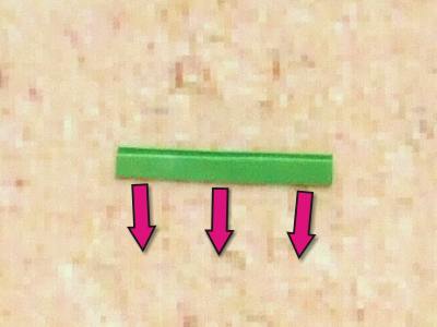 how to fold a tiny origami stem