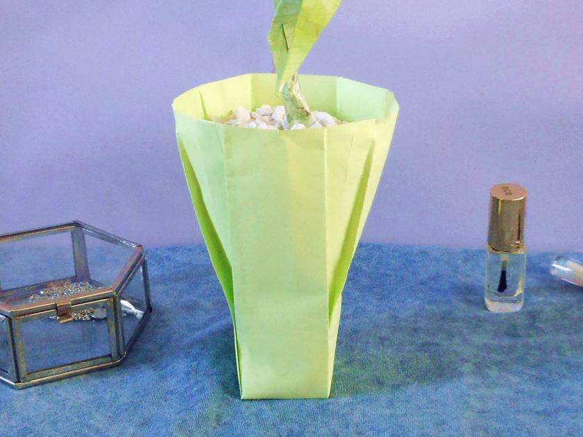 Origami Trumpet Vase