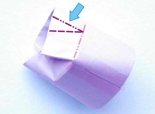 Origami tube folding instructions