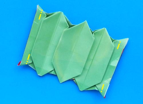 Origami flesh eating plant folding instructions