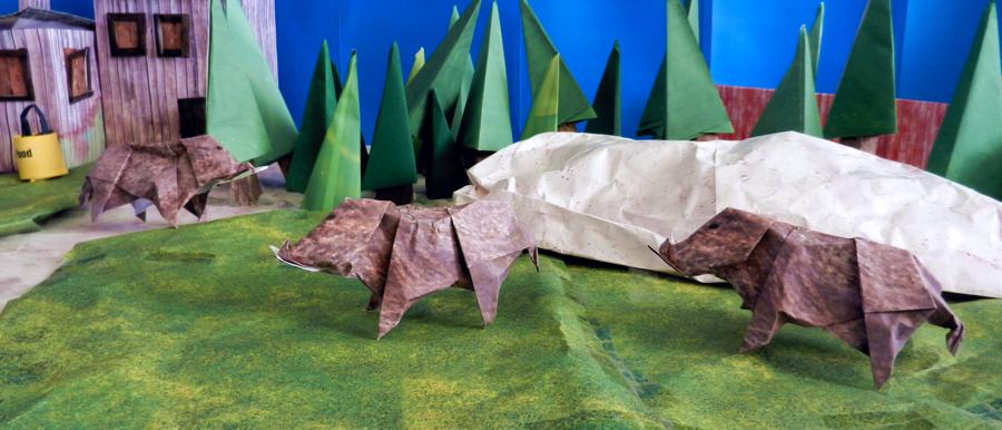 Origami Warthogs