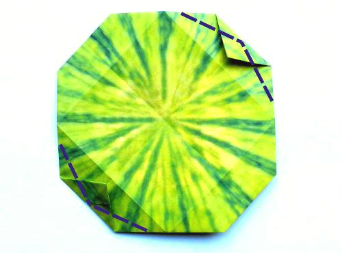 Make Origami Watermelon slices
