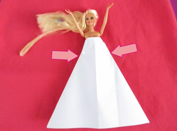 Origami Bruidsjurk maken