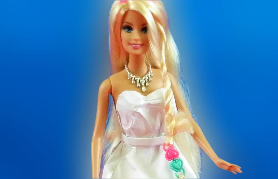 Barbie paper wedding dress