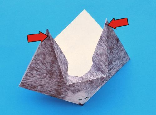 How to fold an origami Werewolf