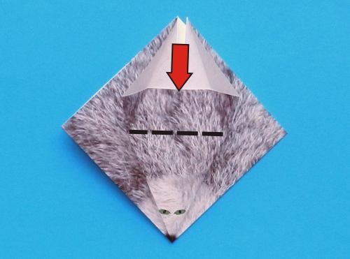 How to fold an origami Werewolf
