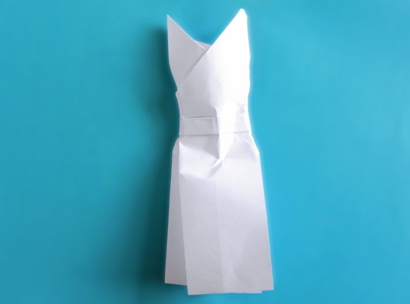 Origami jurk