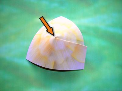 diagrammen voor een witte origami bloem