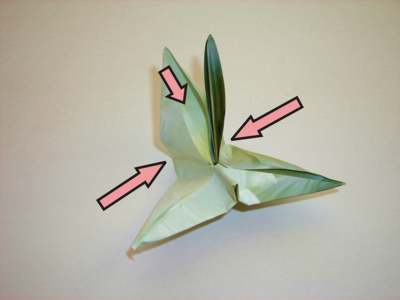 how to fold a cute white origami flower