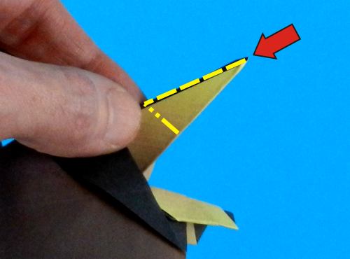 origami witch folding instructions
