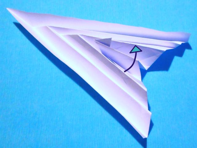 Origami bootje vouwen