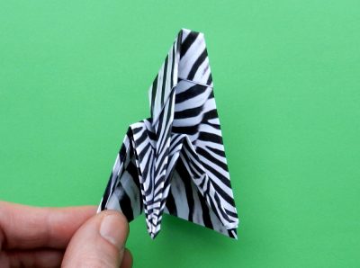 origami zebra folding instructions