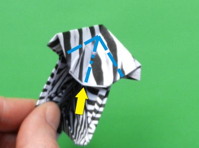 origami zebra folding instructions