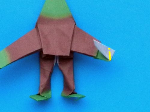 Origami Zombie maken
