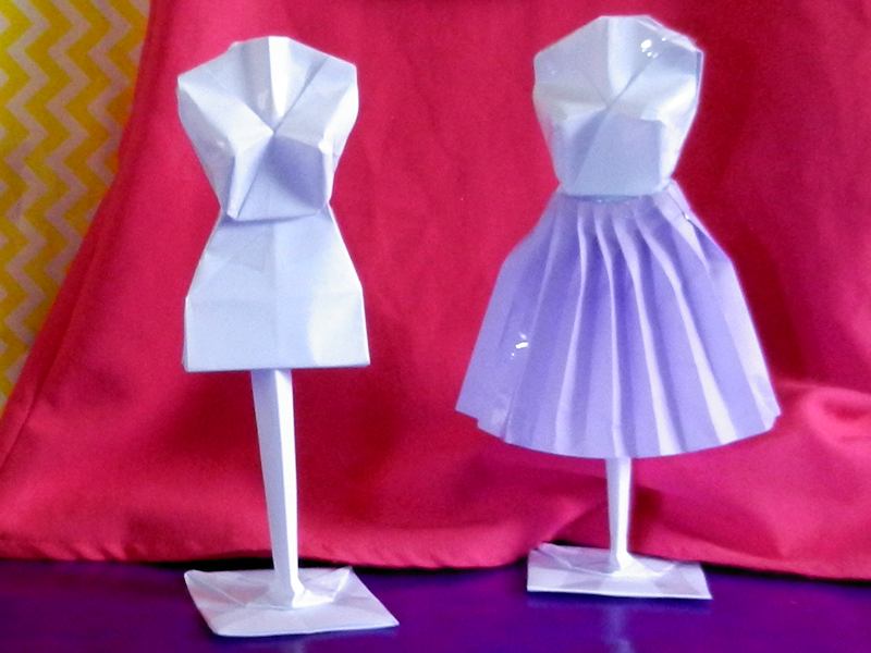 Origami doll mannequins Origami doll mannequins