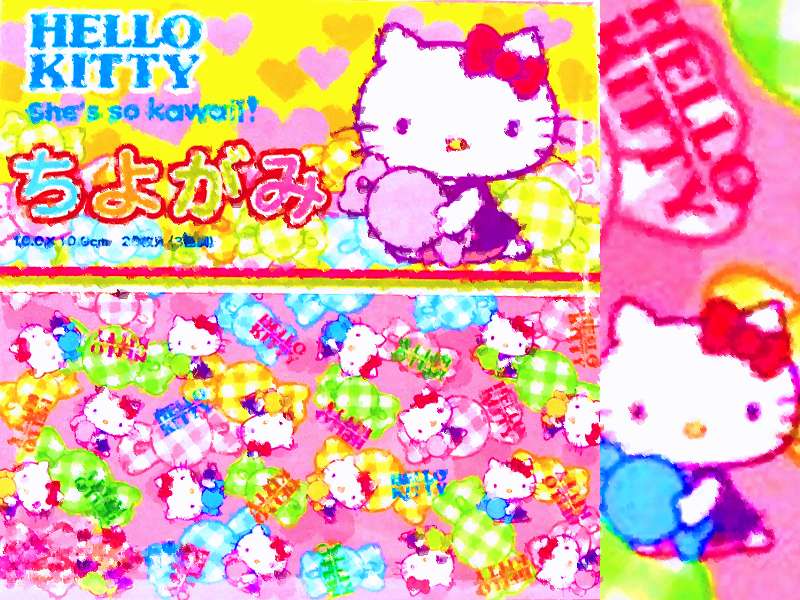 Hello Kitty uitprintbaar kaartje