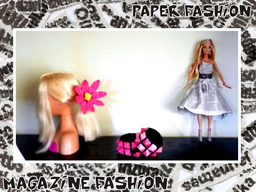 Barbie mode van papier