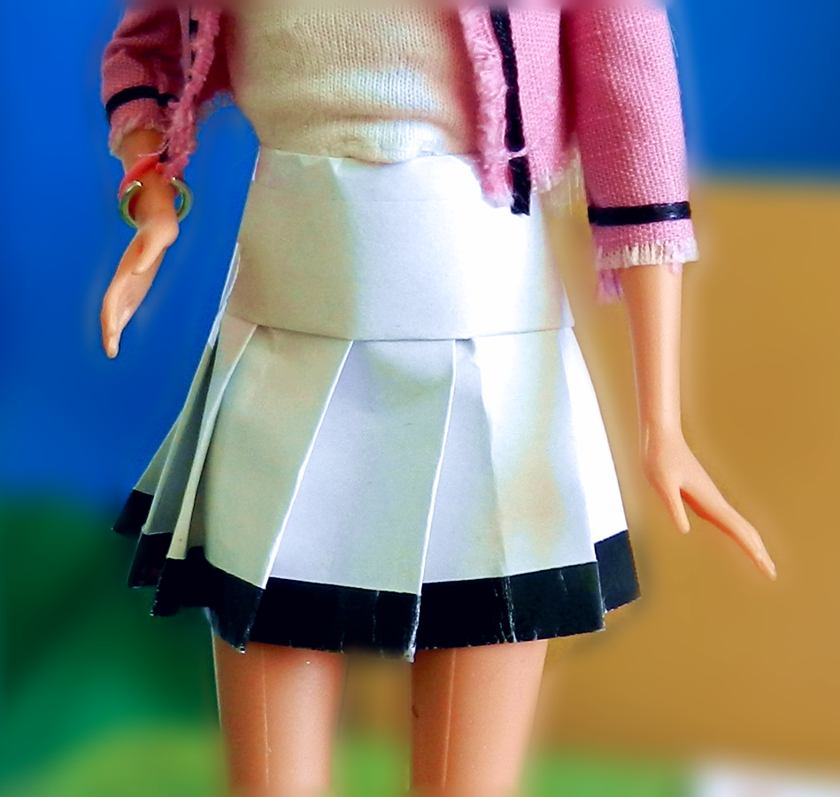 Origami tennis skirt